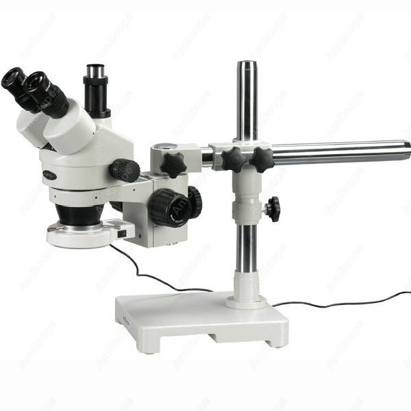 Amscope Microscope Stereo 7X-45X - AmScope SM-3T Trinocular Zoom LED Stereo
