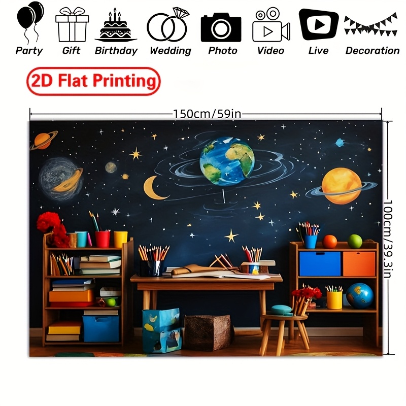 Astronomy Classroom Mural Canv - đánh giá và giá Science Nursery