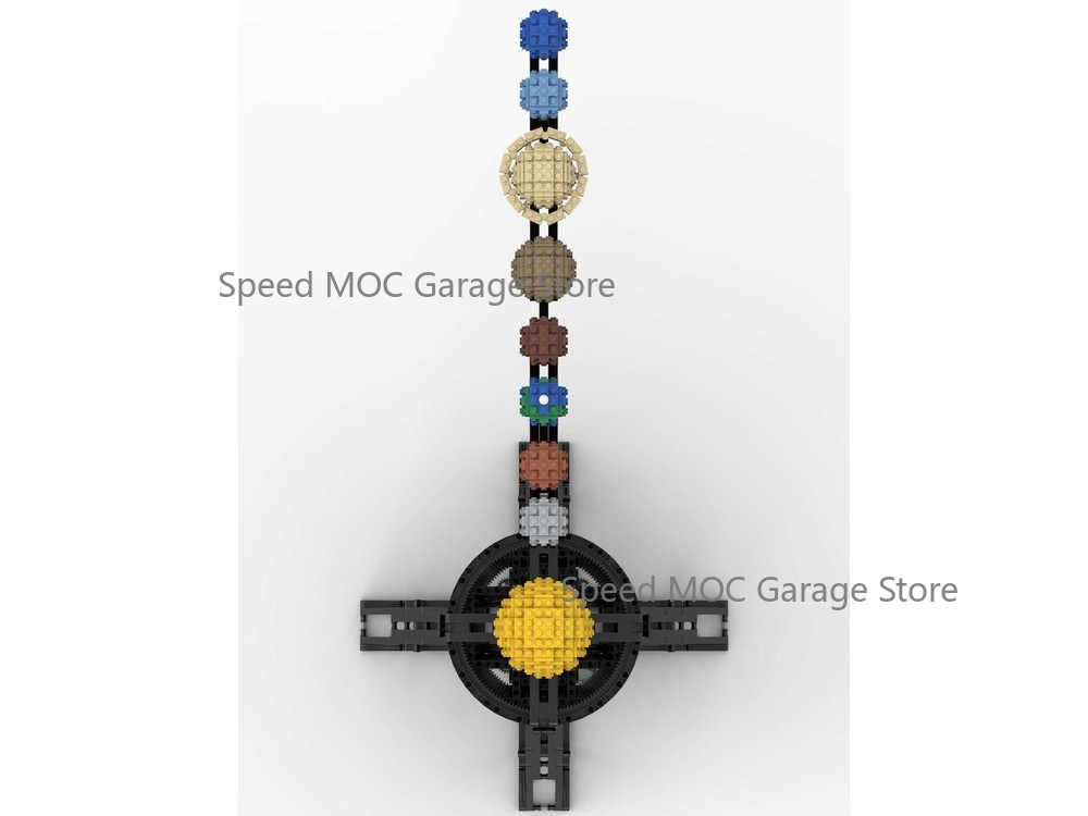 MOC-38774 Mechanical Solar Sys - đánh giá và giá Solar System Orrery