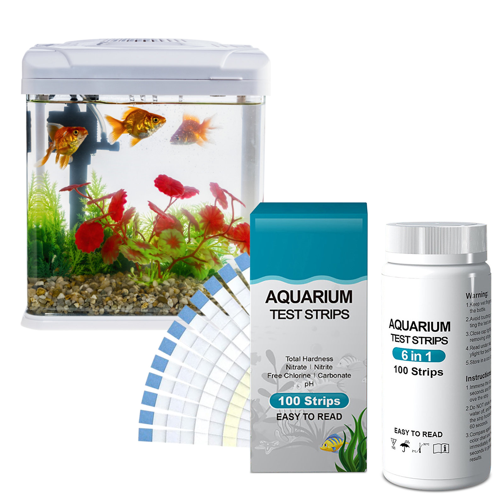 100Pcs 6 Trong 1 Chất Lượng Nư - đánh giá và giá Water Testing Kit