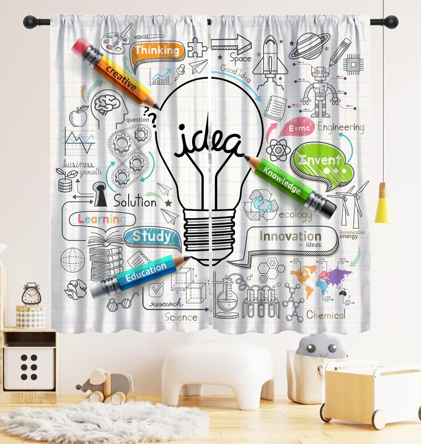 Cartoon Science Educational Bl - đánh giá và giá Science Nursery