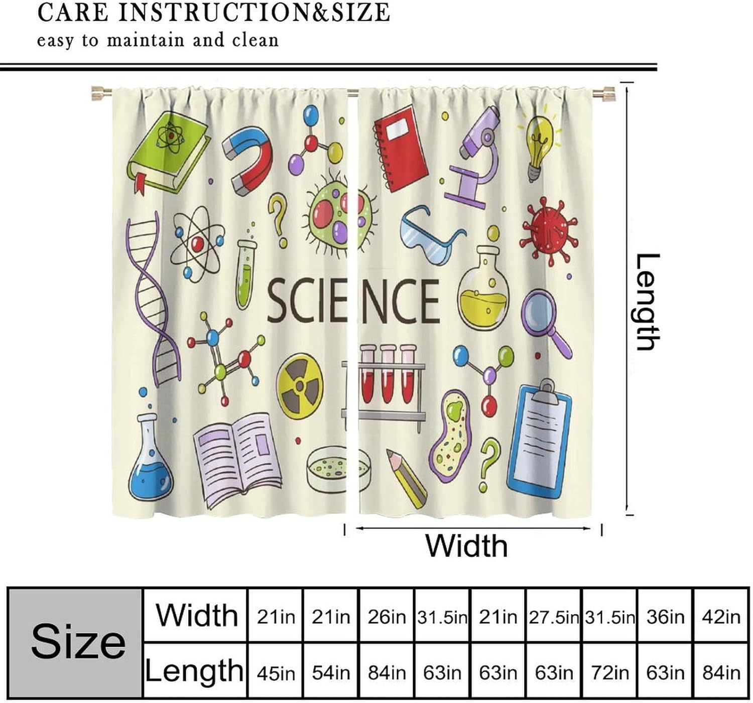Science Curtain Educational ST - đánh giá và giá Science Nursery