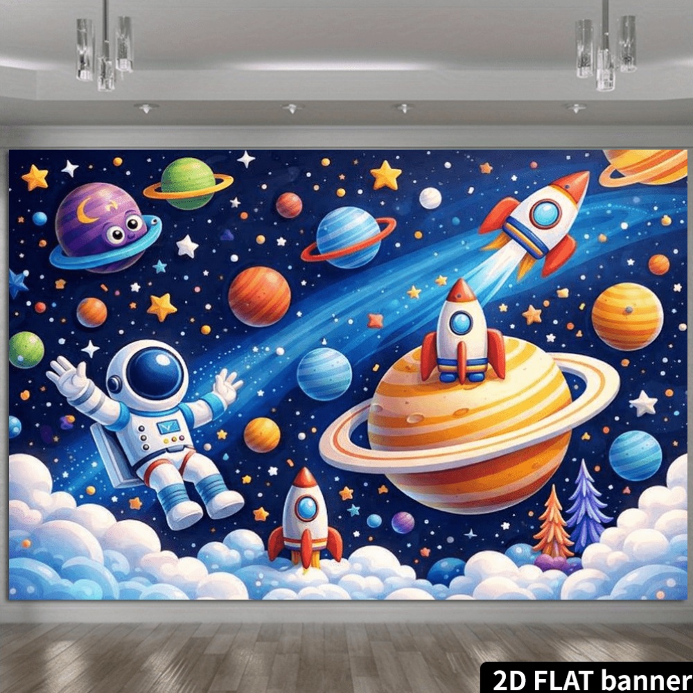Vibrant Space Galaxy Astronaut - đánh giá và giá Science Nursery