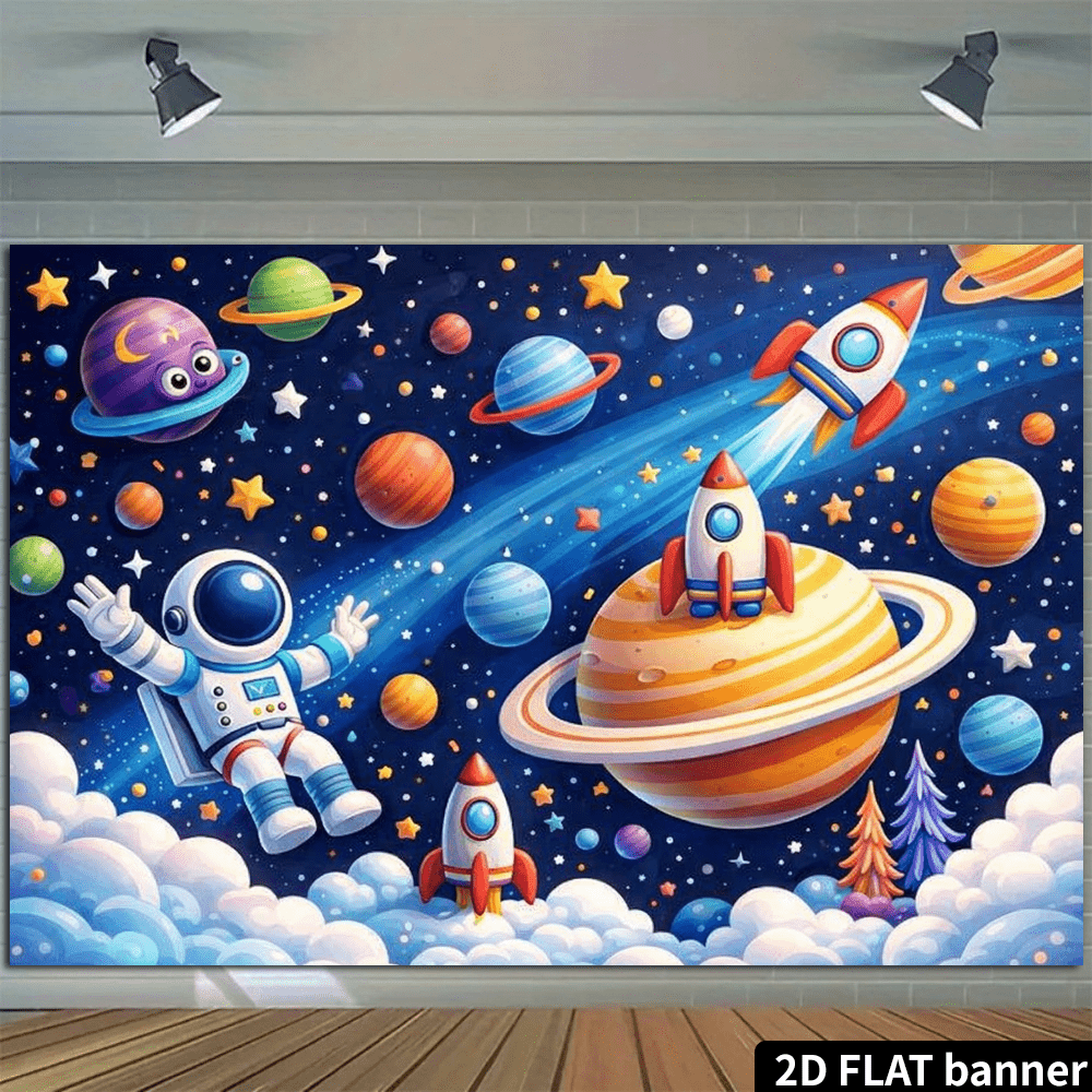 Vibrant Space Galaxy Astronaut - đánh giá và giá Science Nursery